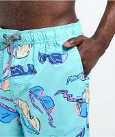 Party Pants Blockers Mint Board Shorts