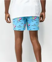 Party Pants Dino Ripper Blue Board Shorts