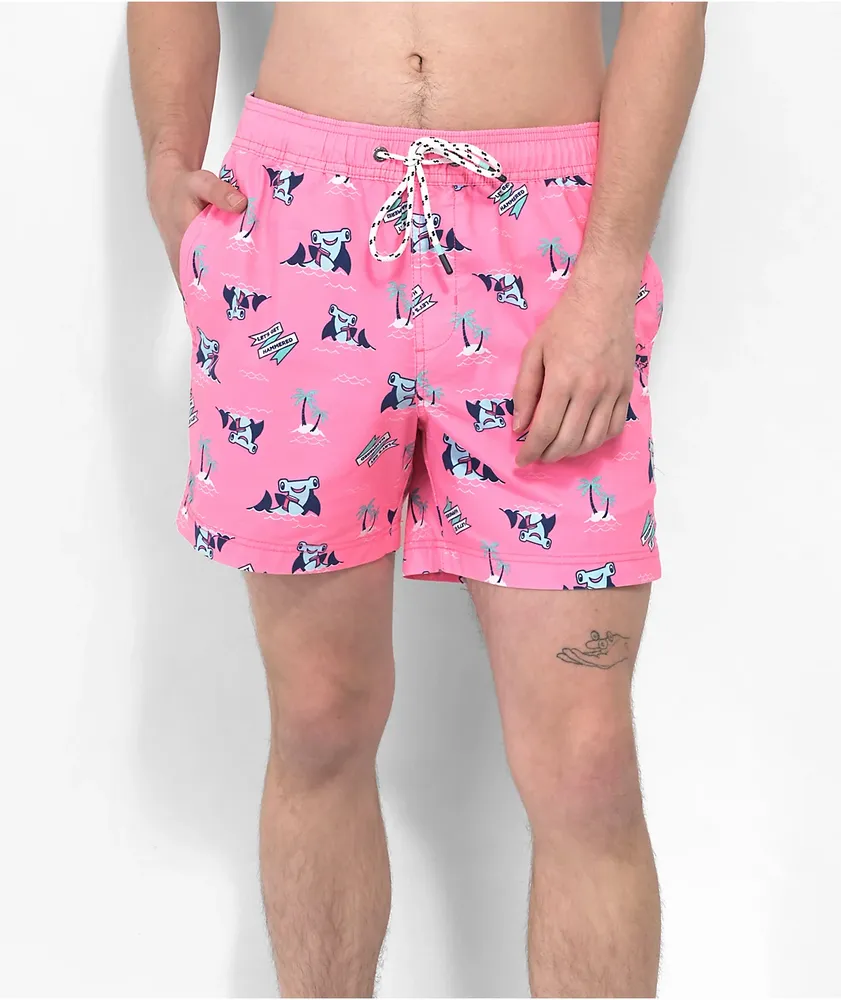 Party Pants Hammer Time Pink Board Shorts