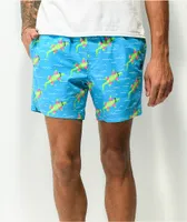 Party Pants Lazy River Blue Board Shorts