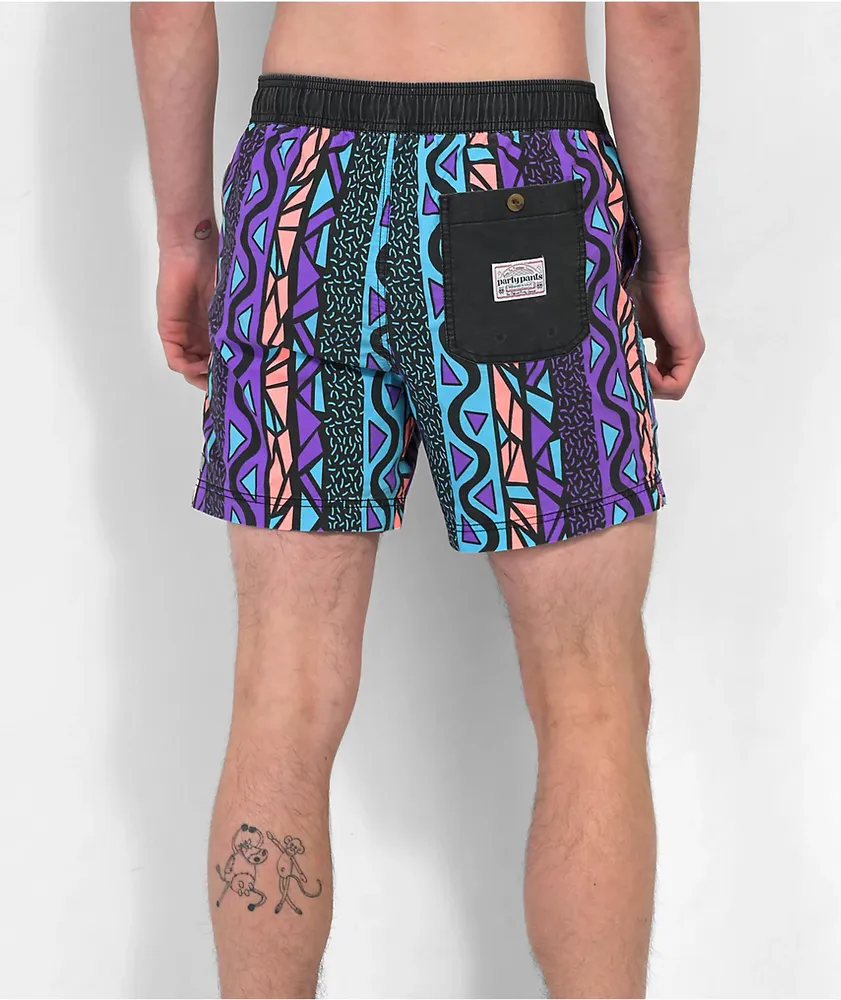 Party Pants Maui Wowie Black Board Shorts