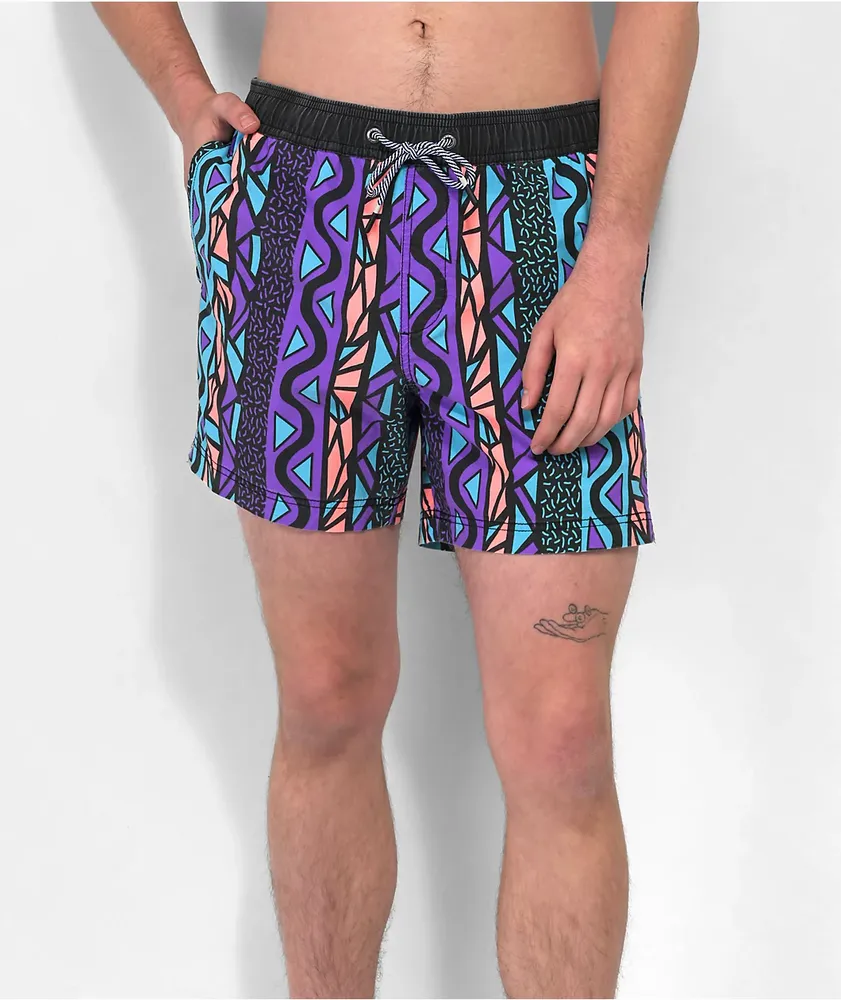 Party Pants Maui Wowie Black Board Shorts