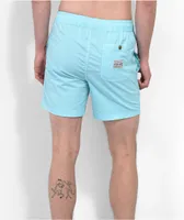 Party Pants Pixel Paradise Light Blue Board Shorts