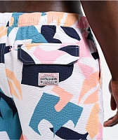 Party Pants Tender Greens White Board Shorts