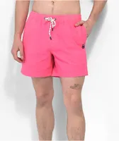 Party Pants Vintage Volley Pink Board Shorts