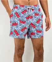 Party Pants Wilmington Blue Board Shorts