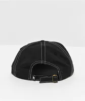 Passport Fountain RPET Black Strapback Hat