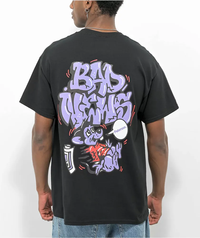 Paterson Bad News Black T-Shirt