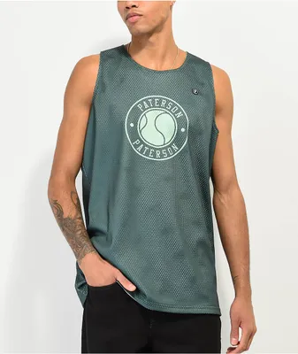 Paterson Challenger Green Reversible Basketball Jersey