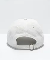 Paterson Core Logo White Corduroy Strapback Hat