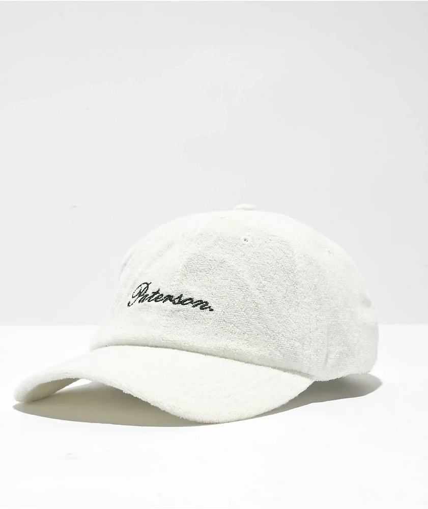 Paterson Core Logo White Terry Strapback Hat