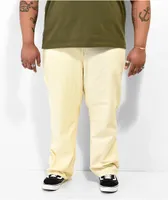 Paterson Cream Corduroy Blocked Skate Pants