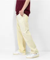 Paterson Cream Corduroy Blocked Skate Pants