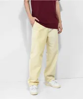 Paterson Cream Corduroy Blocked Skate Pants