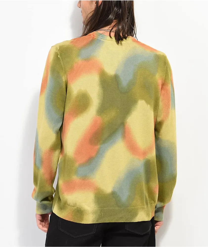 Paterson Green Tie Dye Sweater