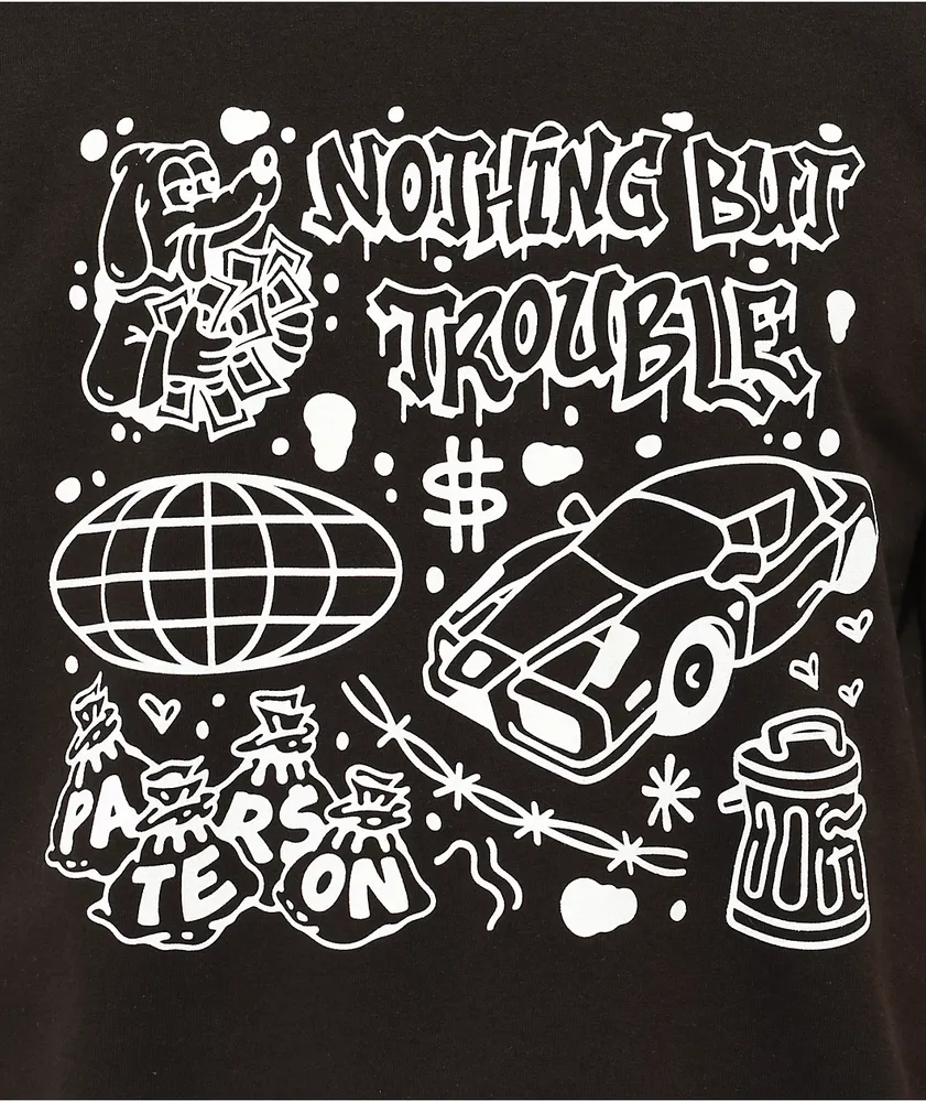 Paterson Nothing But Trouble Black T-Shirt