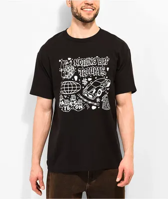 Paterson Nothing But Trouble Black T-Shirt
