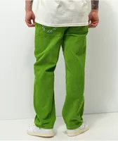 Paterson Wide Leg Green Corduroy Skate Pants 