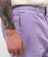 Paterson Wide Leg Lavender Corduroy Skate Pants