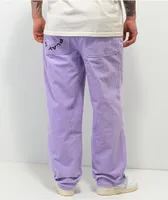 Paterson Wide Leg Lavender Corduroy Skate Pants 