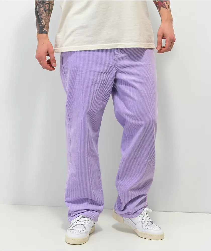 corduroy carpenter pant - lavender – drew house