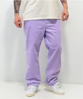 Paterson Wide Leg Lavender Corduroy Skate Pants