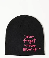 Paul Frank x Slushcult Full Circle Black & Pink Skully Beanie