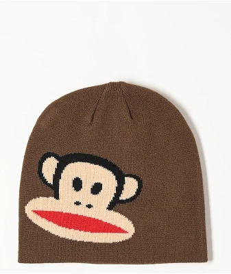 Paul Frank x Slushcult Julius Brown Skully Beanie