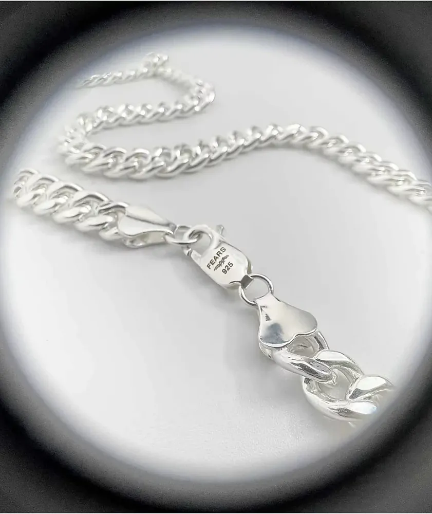 Personal Fears 7mm Stainless Steel Cuban Chain Necklace