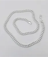 Personal Fears 7mm Stainless Steel Cuban Chain Necklace