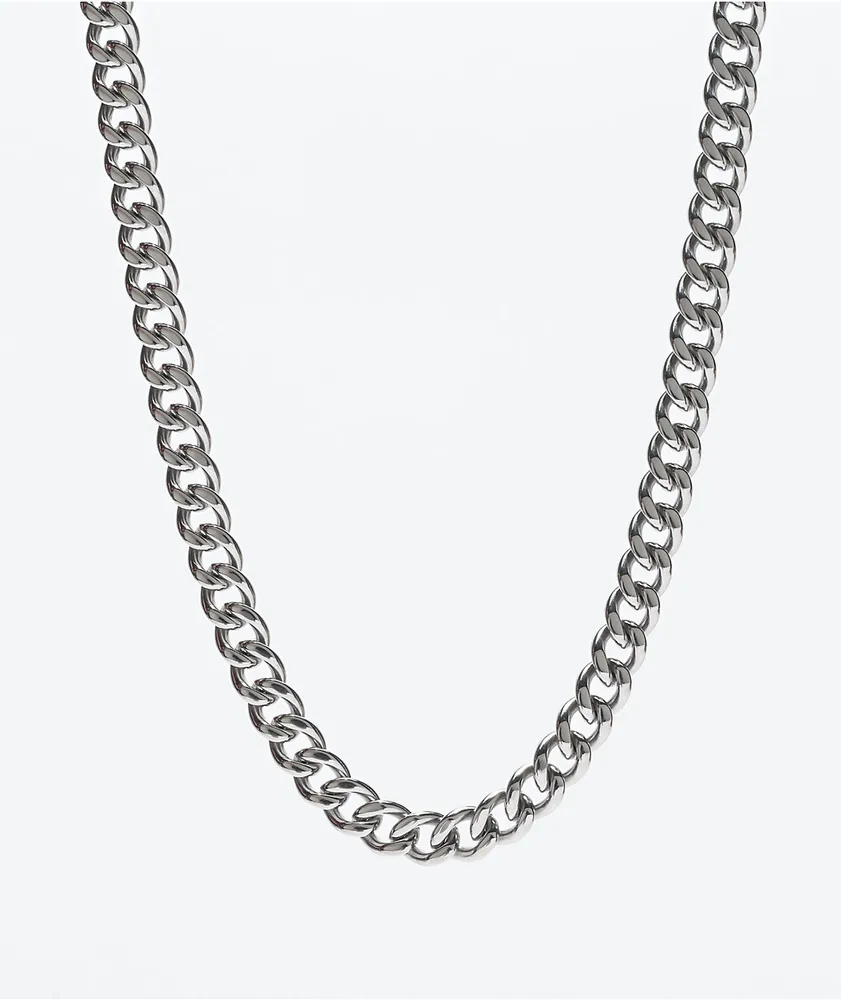 Personal Fears 7mm Stainless Steel Cuban Chain Necklace