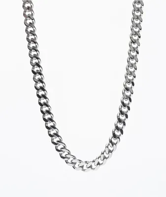 Personal Fears 9mm Stainless Steel Cuban Chain Necklace
