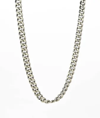 Personal Fears 9mm Stainless Steel Cuban Chain Necklace
