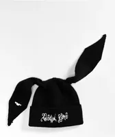 Personal Fears Bunny Black Beanie