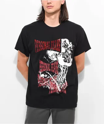 Personal Fears Fighter Black T-Shirt