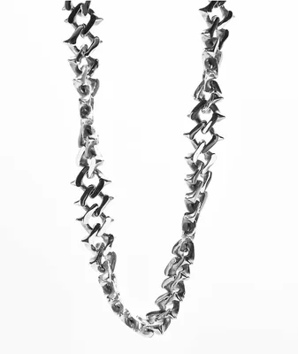 Personal Fears Raptor Link 17" Silver Chain Necklace