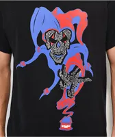 Personal Fears Rhinestone Jester Black T-Shirt