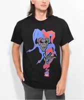 Personal Fears Rhinestone Jester Black T-Shirt