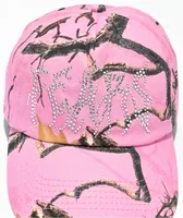 Personal Fears Rhinetree Pink Strapback Hat
