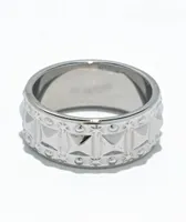 Personal Fears Studded Silver Ring