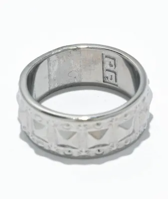 Personal Fears Studded Silver Ring