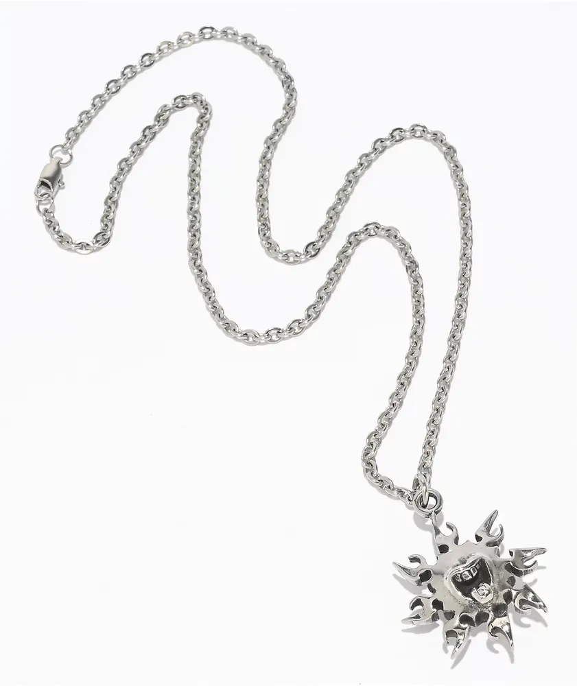 Personal Fears Sun 22" Stainless Steel Chain Necklace