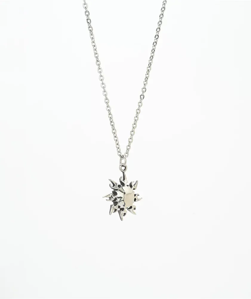 Personal Fears Sun 22" Stainless Steel Chain Necklace