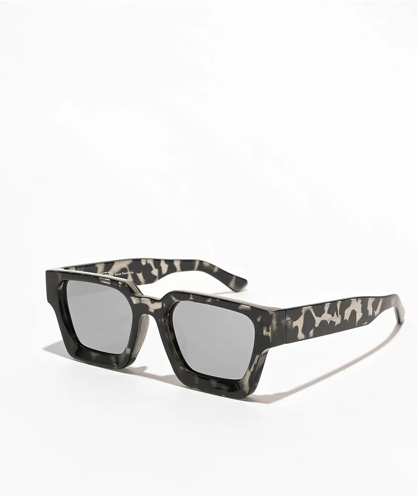 Petals & Peacocks Optimistics Black Mirror Tortoise Sunglasses