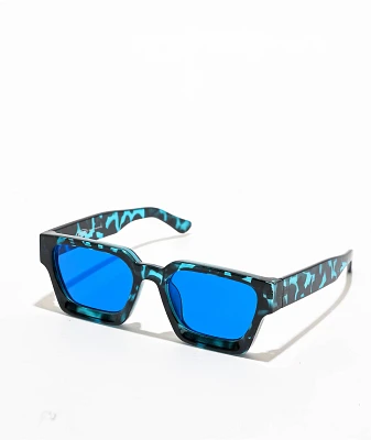 Petals & Peacocks Optimistics Cobalt Blue Sunglasses