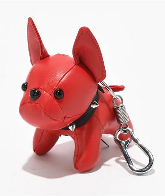 Petals and Peacocks Dog Eat Dog Plush Keychain