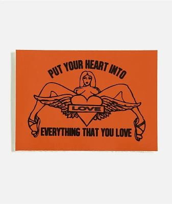 Petals and Peacocks Everything You Love Sticker