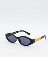 Petals and Peacocks Numerica Black & Gold Sunglasses