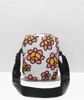 Petals and Peacocks Peace & Petals White Crossbody Bag