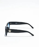 Petals and Peacocks Petals Black Sunglasses